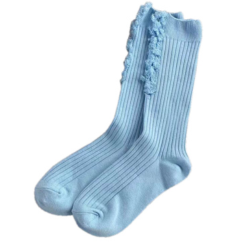 Модные яркие высокие носки с дырами 26249