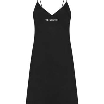 Короткое платье-комбинация Vetements 26250