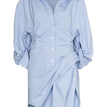 Платье-рубашка с драпировкой Alexander Wang 26253