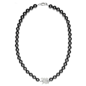 Шикарное ожерелье из черных бусин-жемчужин 26409