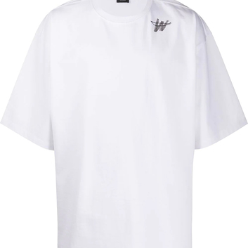 Базовая футболка унисекс с лаконичным декором 26484