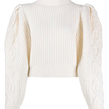 Объемный свитер с открытой спиной OFF-WHITE 26691