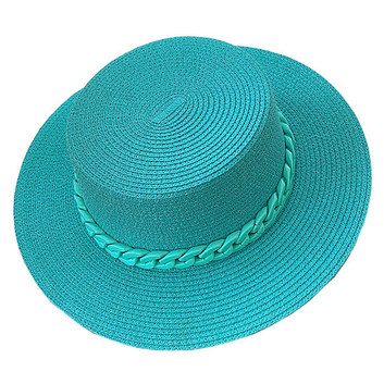 Яркая стильная соломенная шляпа для женщин 26803