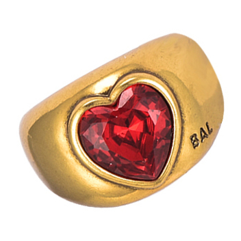 Перстень с красным камнем Balenciaga 26878
