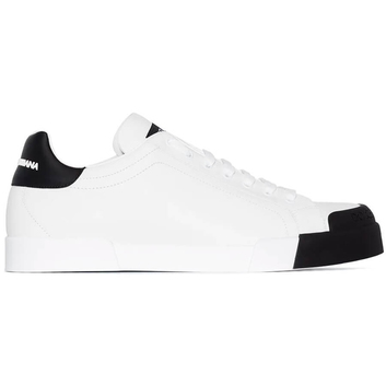 Белые кроссовки со вставками Dolce & Gabbana 26343-1