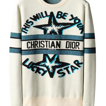 Мужской свитер с интересным рисунком Dior 26937