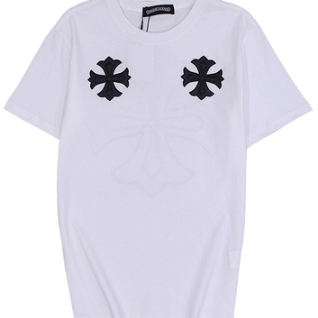 Футболка с нашивками Chrome Hearts 26953