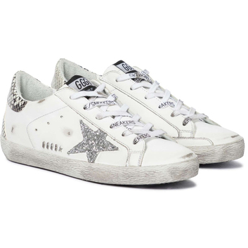 Состаренные кожаные кроссовки Golden Goose 26966