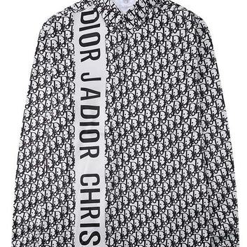 Рубашка с декоративной полосой Dior 27007