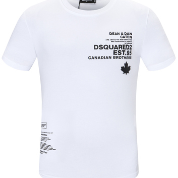 Натуральная футболка с надписями Dsquared2 27061
