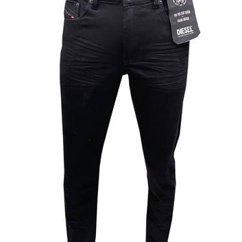 Черные однотонные джинсы Diesel 27152