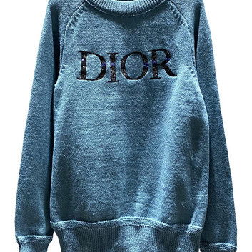 Мужской повседневный свитер с надписью Dior 27187