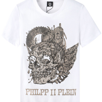 Шикарная футболка с рисунком Philipp Plein 27197