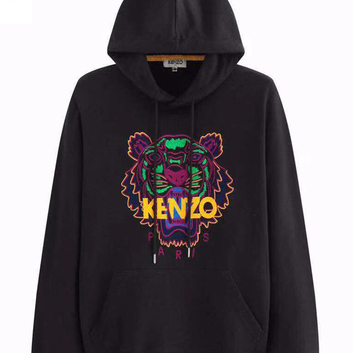 Худи унисекс с желтой вышивкой KENZO 27219