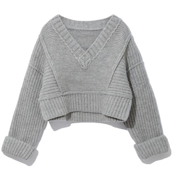 Укороченный вязаный свитер Jacquemus 27235