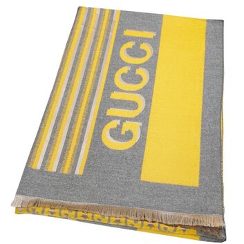 Двусторонний шарф палантин с принтом бренда 27277