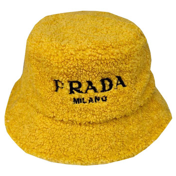 Хайповая теплая шапка-панама Prada 27293