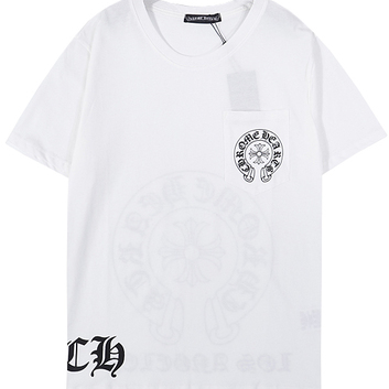 Футболка с символом бренда Chrome Hearts 27336
