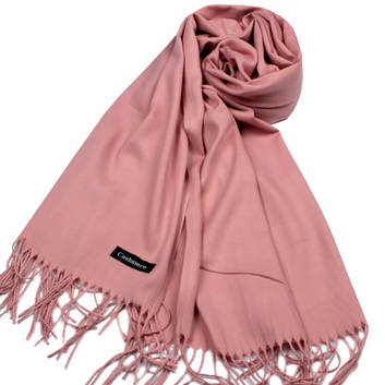 Женский розовый шарф 11880-1
