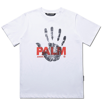 Хлопковая футболка “Дай пять!” Palm Angels 27392