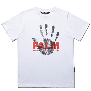 Хлопковая футболка “Дай пять!” Palm Angels 27392