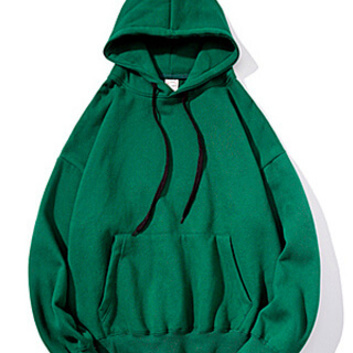 Зеленая толстовка женская с капюшоном 14872-1