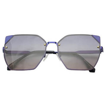 Стильные синие очки многоугольной формы Dior 26116-1