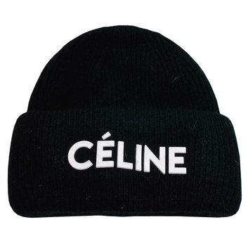 Черная шапка с надписью Celine 27871