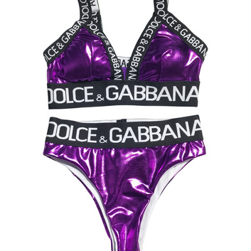 Яркий блестящий купальник Dolce & Gabbana 27922