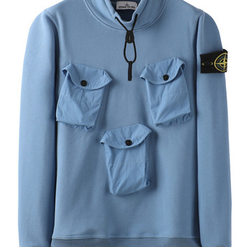 Теплая кофта с карманами Stone Island 28011