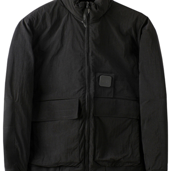 Черная мужская куртка-пуховик на каждый день 27965