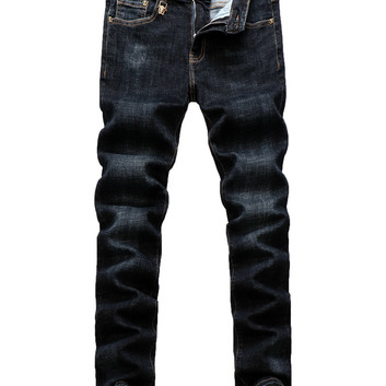Черные мужские джинсы скинни Versace 28158