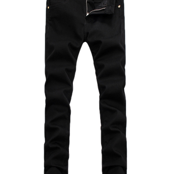 Однотонные джинсы с декором Versace 28159