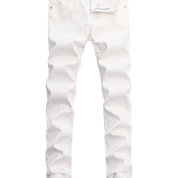 Однотонные белые джинсы Versace 28164