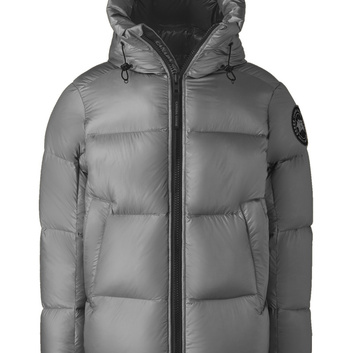 Темно-серый пуховик с лямками Canada Goose 28140