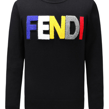 Легкий свитер с объемной надписью FENDI 28201