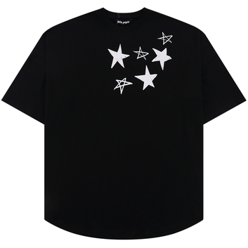 Хлопковая футболка со звездами Palm Angels 28204
