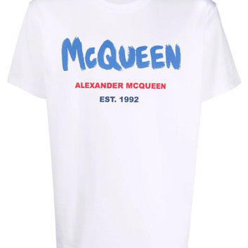 Футболка мужская с надписями Alexander McQueen 28334