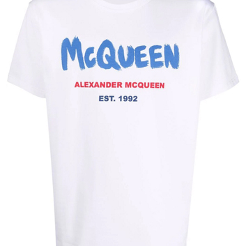 Футболка мужская с надписями Alexander McQueen 28334