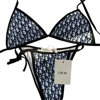 Модный купальник бикини с принтом Dior 28355