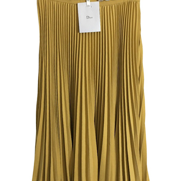 Плиссированная юбка миди Dior 28361