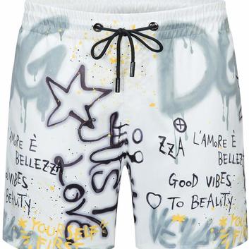 Пляжные шорты с надписями Dolce & Gabbana 28564