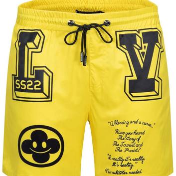 Желтые пляжные шорты Louis Vuitton 28579