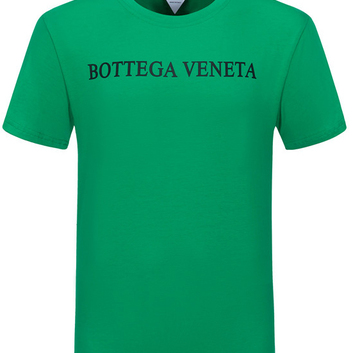 Зеленая футболка с надписью Bottega Veneta 28493