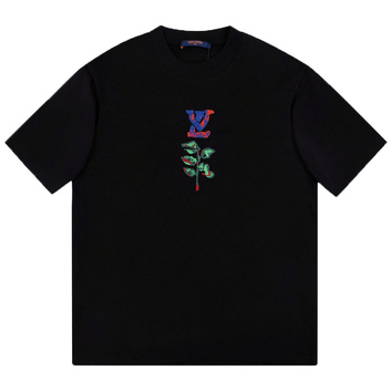 Футболка с вышивкой гладью Louis Vuitton 28445