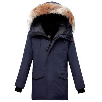 Длинная темно-синяя парка Canada Goose 5933-1