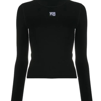 Черная трикотажная водолазка Alexander Wang 20761-1