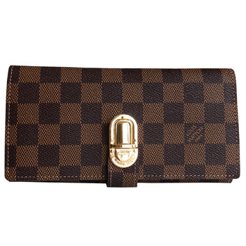 Коричневый кожаный кошелек Louis Vuitton 9787-1