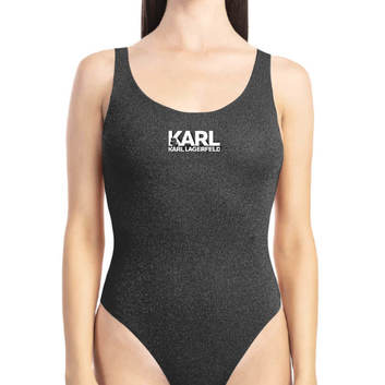Качественный слитный купальник Karl Lagerfeld 28936