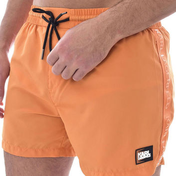 Оранжевые шорты-плавки Karl Lagerfeld 28943